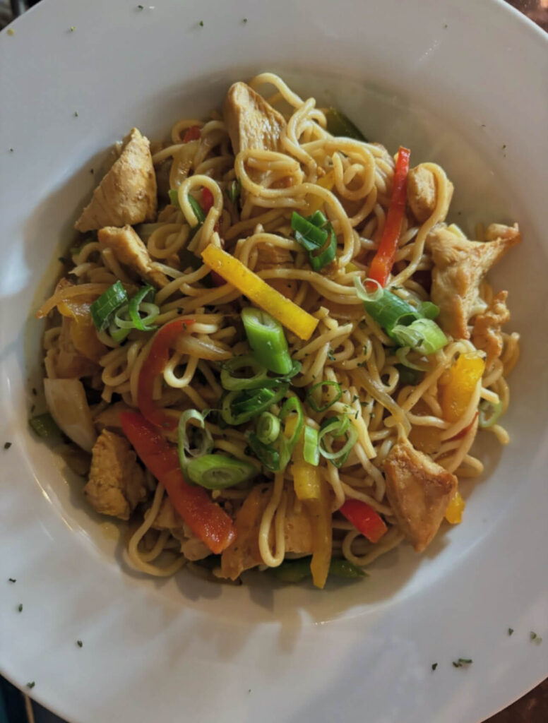 chinese food at the John Selden pub