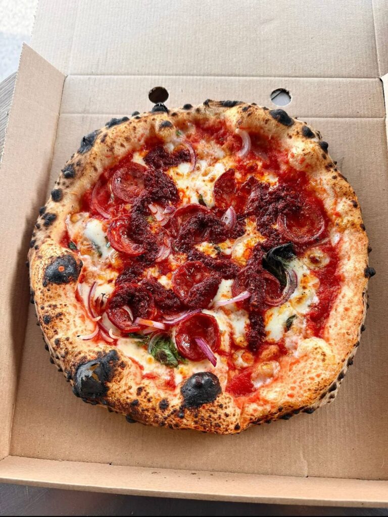 hot pizzas at John Selden in Worthing