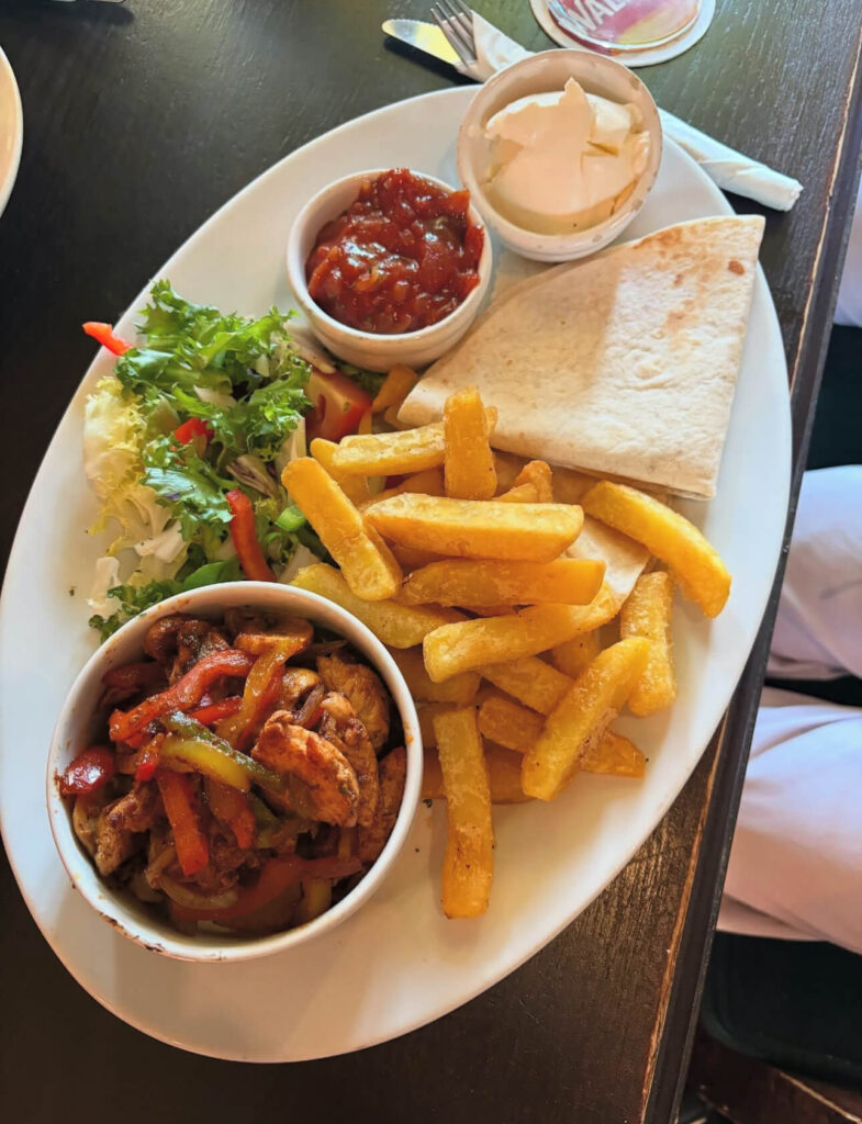 mexican food at the John Selden, Worthing