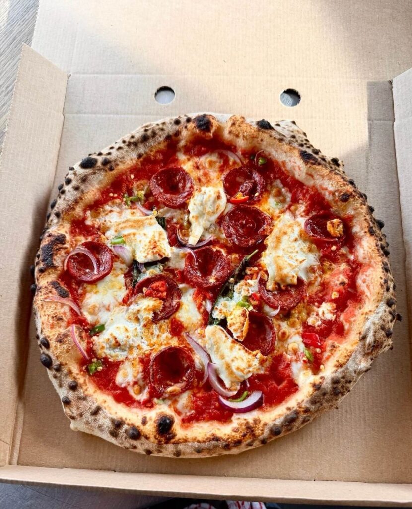 pepperoni pizza at the John Selden pub