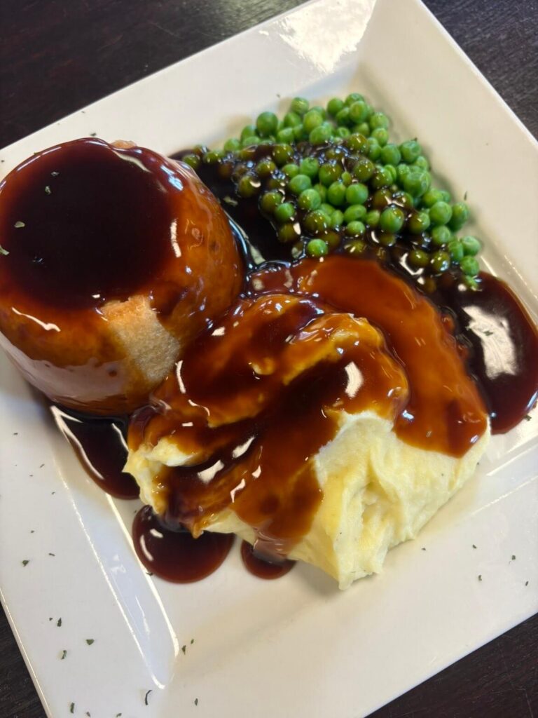 pie and mash at the John Selden pub in Worthing