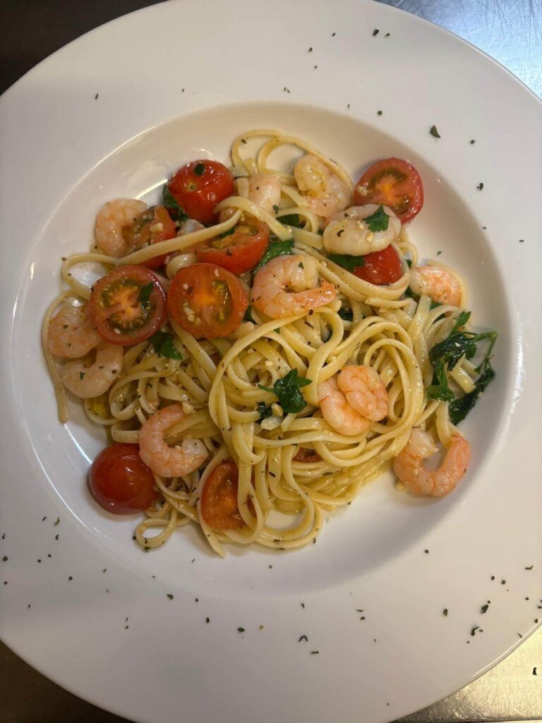 prawn noodles at the John Selden