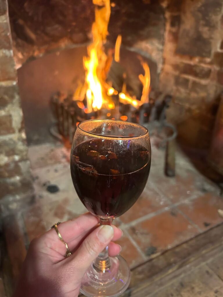 wine at the John selden pub